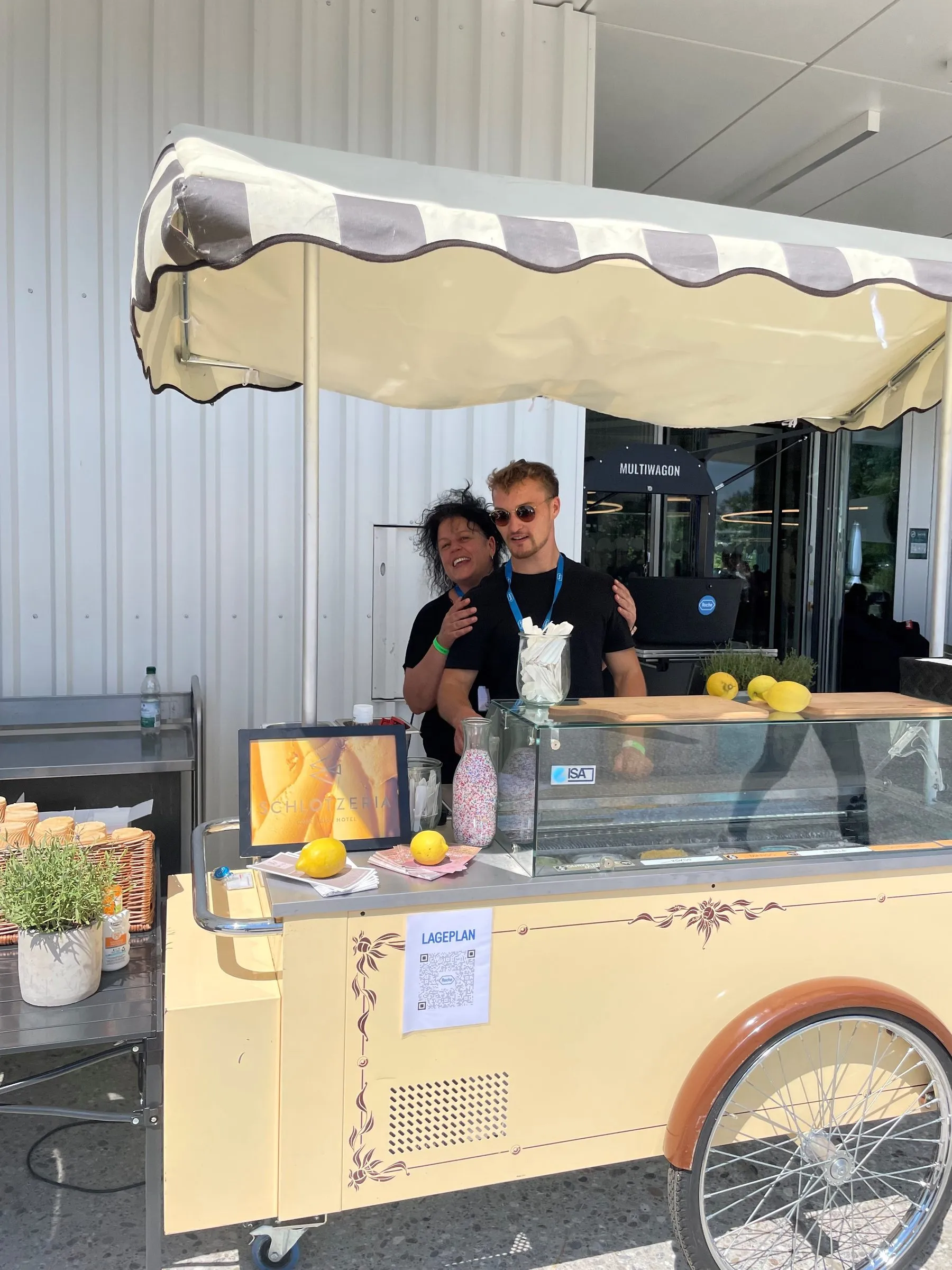 Eiswagen als Dessert